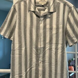Madewell Gray Casual Button Down Shirt